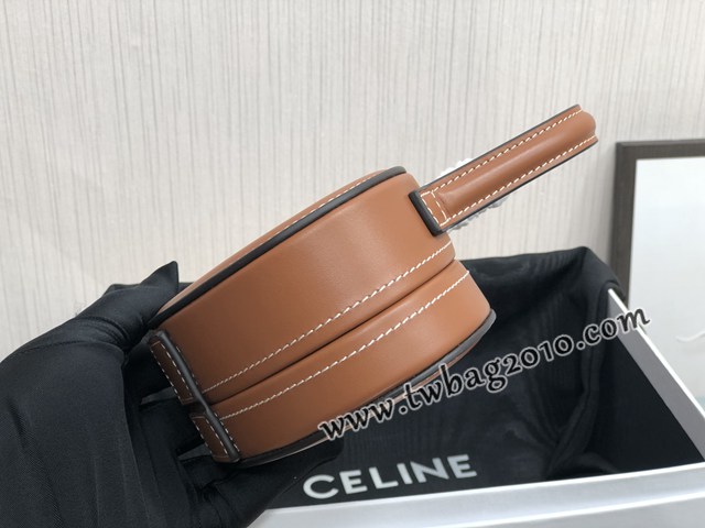 Celine專櫃2023新款手提月餅包 198613 賽琳時尚爆款橢圓形手拎女包 sldj2271